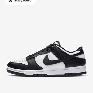 Nike Dunk Low Black and White Shoes